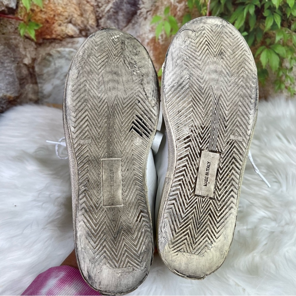 MELINE Lace Up Italian Embellished Sneakers, 38 - Picture 9 of 11